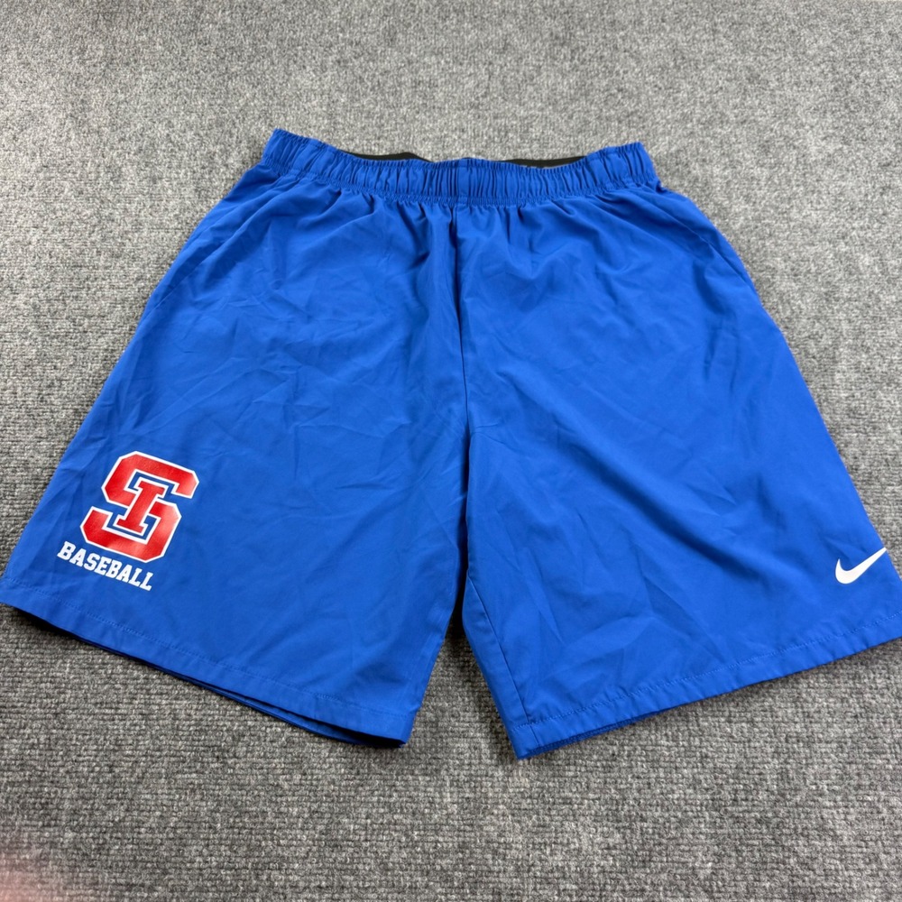 Nike Flex Woven Shorts Size Large Blue SI Baseball AQ3496-493 Men's
